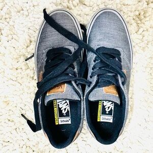 Vans Ortholite Deluxe Comfort Women's Lace up Gray Black Medium Platform Size 7